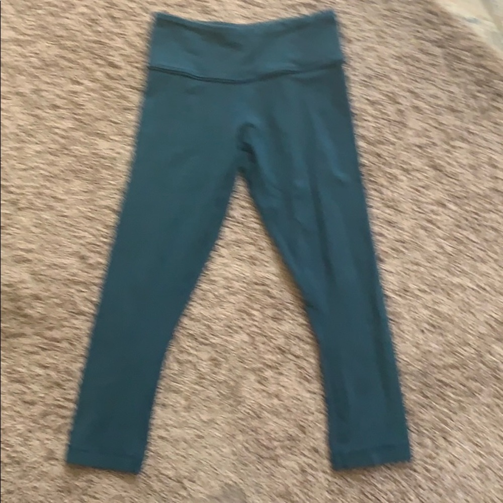 Hunter green lululemon leggings size 2